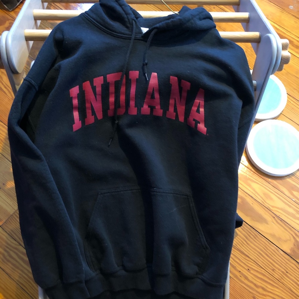 Black and red IU Men’s XL hoodie